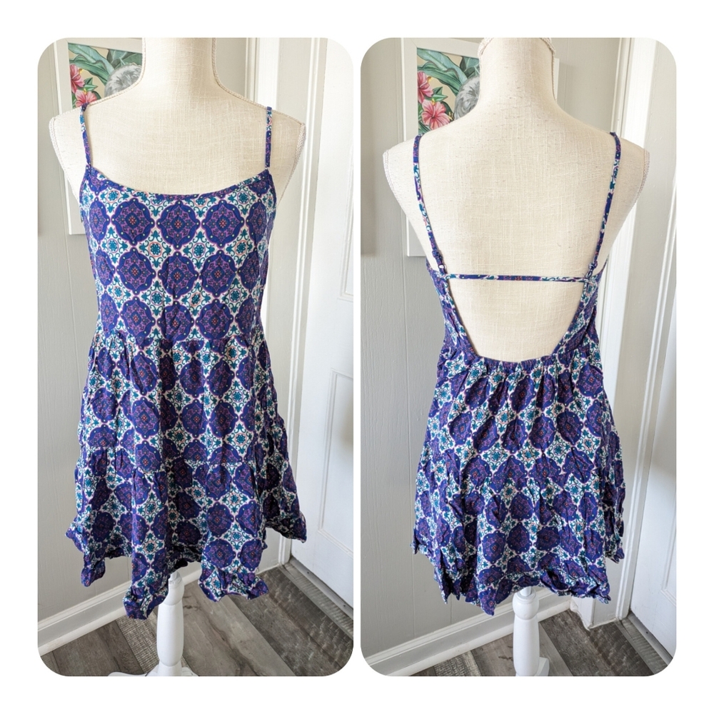 I'm In‎ Love With Derek blue Mini dress Festival Dress